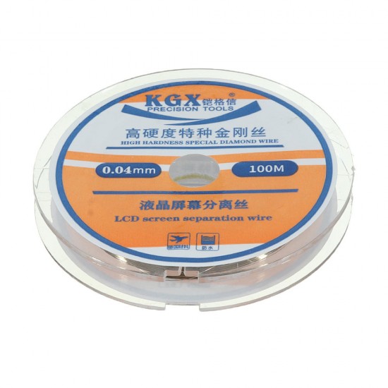 100M LCD Screen Separation Wire Solder Wire High Hardness Special Diamond Wire 0.04mm/0.05mm/0.06mm/0.08mm/1.0mm