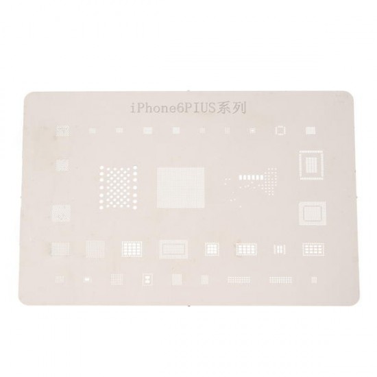 12pcs IC Chip BGA Reballing Stencil Kits Set Solder Template for iPhone4/4s/5/5s/6/6 Plus/6s/6s Plus/7/7 Plus/SE/Ipad