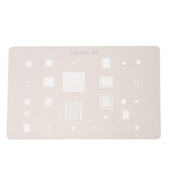 12pcs IC Chip BGA Reballing Stencil Kits Set Solder Template for iPhone4/4s/5/5s/6/6 Plus/6s/6s Plus/7/7 Plus/SE/Ipad