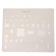 12pcs IC Chip BGA Reballing Stencil Kits Set Solder Template for iPhone4/4s/5/5s/6/6 Plus/6s/6s Plus/7/7 Plus/SE/Ipad