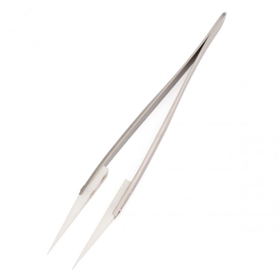 1600°Heat Resistant Ceramic Stainless Steel Tweezers Anti-static Ceramic Tweezers