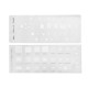 16pcs IC Chip BGA Reballing Stencil Set Solder Template for iPhone X 8 7 6s 6 Plus SE 5S 5C 5 4S 4