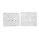 16pcs IC Chip BGA Reballing Stencil Set Solder Template for iPhone X 8 7 6s 6 Plus SE 5S 5C 5 4S 4