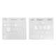 16pcs IC Chip BGA Reballing Stencil Set Solder Template for iPhone X 8 7 6s 6 Plus SE 5S 5C 5 4S 4