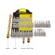 43 in 1 CPU NAND Removal Graver Blade Glue Cleaning Pry Phone Repair Tool for iPhone Motherboard Repair A9 A10 A11 43 in 1 CPU NAND Removal Graver Blade Glue Cleaning Pry Phone Repair Tool for iPhone Motherboard Repair A9 A10 A11