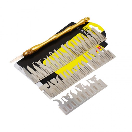 43 in 1 CPU NAND Removal Graver Blade Glue Cleaning Pry Phone Repair Tool for iPhone Motherboard Repair A9 A10 A11 43 in 1 CPU NAND Removal Graver Blade Glue Cleaning Pry Phone Repair Tool for iPhone Motherboard Repair A9 A10 A11