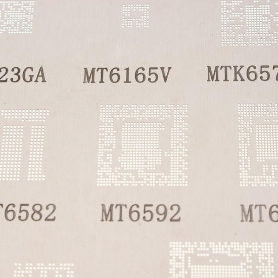 BGA Reballing Stenci for MTK Series MT6582V, MT6323GA, MT6165V, MTK6572A, MT6369A