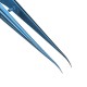 Blue Bend Head Titanium Alloy Tweezers Professional Maintenance Tools 0.15mm Edge Precision Fingerprint Tweezers Apple Main Board Copper Wire