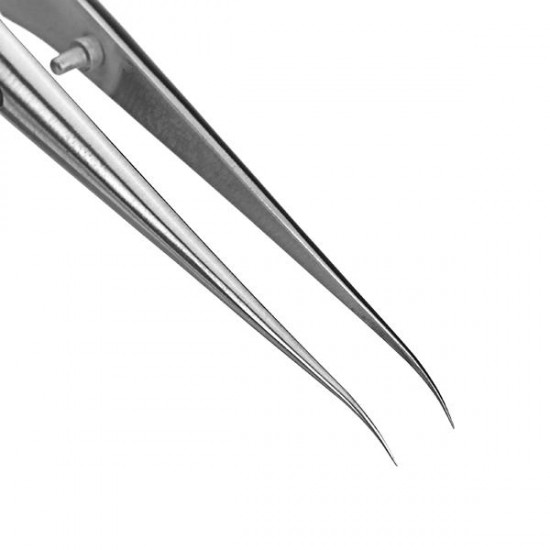 Gray Bend Head Titanium Alloy Tweezers Professional Maintenance Tools 0.15mm Edge Precision Fingerprint Tweezers Apple Main Board Copper Wire Gray Bend Head Titanium Alloy Tweezers Professional Maintenance Tools 0.15mm Edge Precision Fingerprint Tweezers Apple Main Board Copper Wire