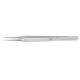 Gray Bend Head Titanium Alloy Tweezers Professional Maintenance Tools 0.15mm Edge Precision Fingerprint Tweezers Apple Main Board Copper Wire