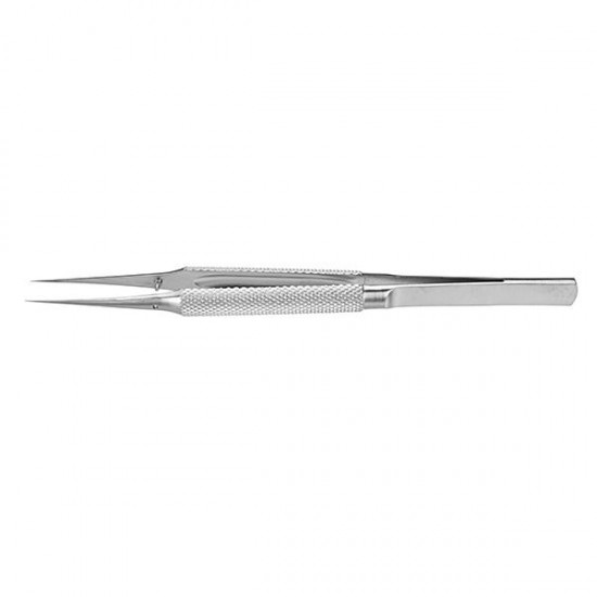 Grey Straight Head Titanium Alloy Tweezers Professional Maintenance Tools 0.15mm Edge Precision Fingerprint Tweezers Apple Main Board Copper Wire