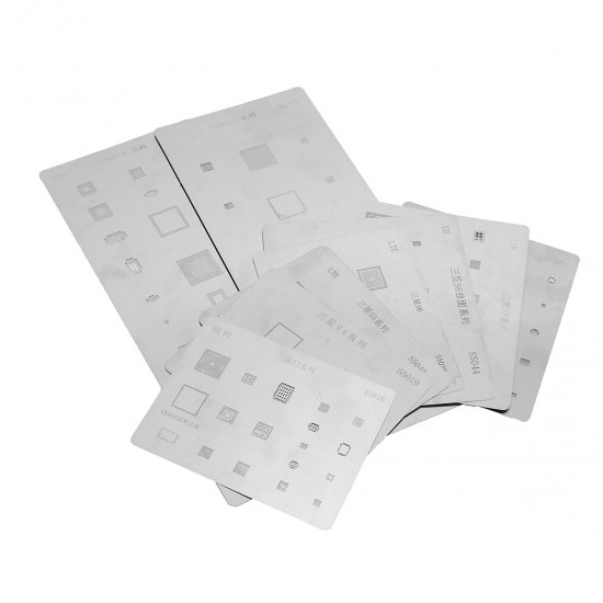 IC Repair BGA Rework Reballing Stencil Template Tool for Samsung Series