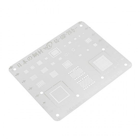 Japan Steel Phone Logic Board BGA Repair Stencil for iPhone 6S 6SP Motherboard IC Chip Ball Soldering Net Japan Steel Phone Logic Board BGA Repair Stencil for iPhone 6S 6SP Motherboard IC Chip Ball Soldering Net