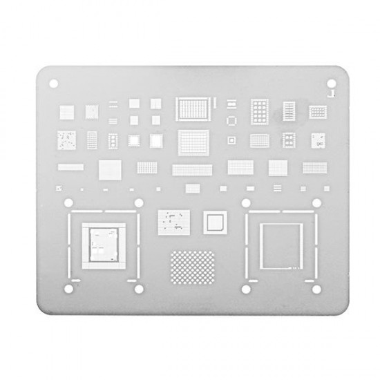Japan Steel Phone Logic Board BGA Repair Stencil for iPhone 8 8P Motherboard IC Chip Ball Soldering Net Japan Steel Phone Logic Board BGA Repair Stencil for iPhone 8 8P Motherboard IC Chip Ball Soldering Net
