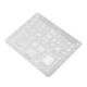 Japan Steel Phone Logic Board BGA Repair Stencil for iPhone 8 8P Motherboard IC Chip Ball Soldering Net Japan Steel Phone Logic Board BGA Repair Stencil for iPhone 8 8P Motherboard IC Chip Ball Soldering Net