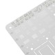 Japan Steel Phone Logic Board BGA Repair Stencil for iPhone 8 8P Motherboard IC Chip Ball Soldering Net Japan Steel Phone Logic Board BGA Repair Stencil for iPhone 8 8P Motherboard IC Chip Ball Soldering Net