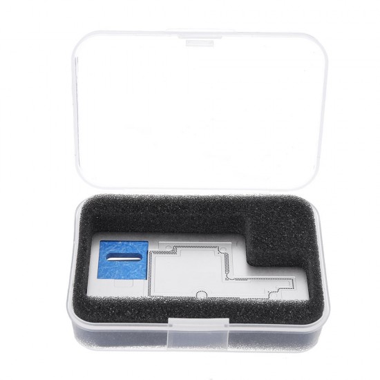 3D BGA Reballing Stencil Repair Tool for iPhone X Motherboard Middle Layer A12 PCB Groove Planting Tin Template Reballing 3D BGA Reballing Stencil Repair Tool for iPhone X Motherboard Middle Layer A12 PCB Groove Planting Tin Template Reballing