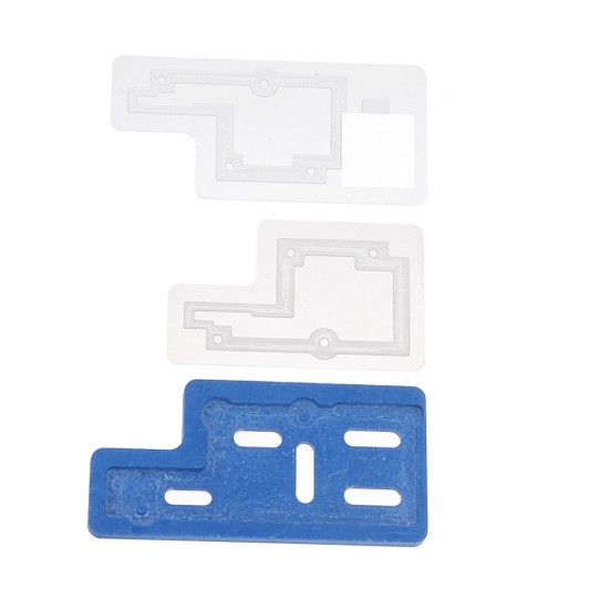 3D BGA Reballing Stencil Repair Tool for iPhone X Motherboard Middle Layer A12 PCB Groove Planting Tin Template Reballing
