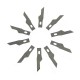 20Pcs Stainless Steel Blades PCB Repair Films Tools Nicking Accessories Scribing Razor Engraving Wood Carving Knife Art 20Pcs Stainless Steel Blades PCB Repair Films Tools Nicking Accessories Scribing Razor Engraving Wood Carving Knife Art
