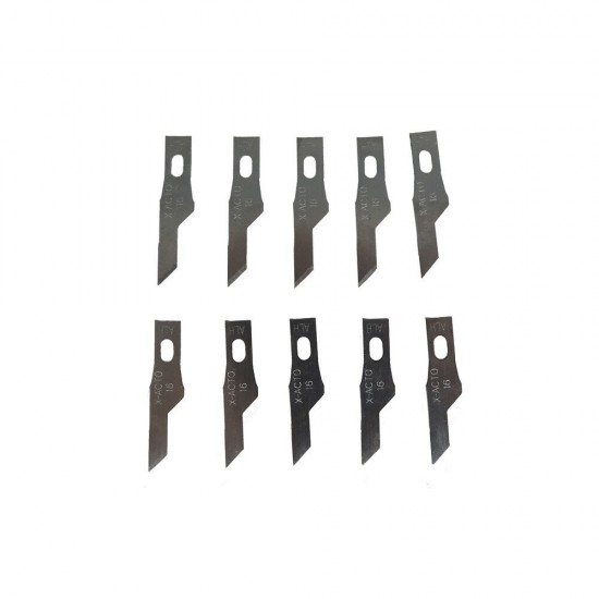 20Pcs Stainless Steel Blades PCB Repair Films Tools Nicking Accessories Scribing Razor Engraving Wood Carving Knife Art
