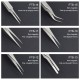 6Pcs Stainless Steel Tweezers Industrial Anti-static Tweezers Kit Precision Non-magnetic Tweezers for Lab Jewelry Work