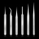 6Pcs Stainless Steel Tweezers Industrial Anti-static Tweezers Kit Precision Non-magnetic Tweezers for Lab Jewelry Work 6Pcs Stainless Steel Tweezers Industrial Anti-static Tweezers Kit Precision Non-magnetic Tweezers for Lab Jewelry Work