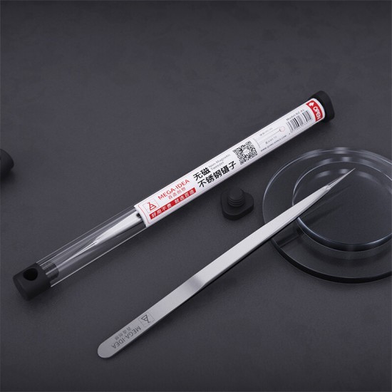 Precision Flying Wire Tweezers Non-Magnetic Preservative Stainless Steel Ultra Sharp Pointed Soldering Tweezers
