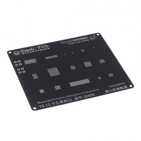 S400 3D BGA Reballing Stencil Power Logic Module BGA Reballing Repair Tool for iOS 5 5S 6 6S 7G 7Plus 8 8P S400 3D BGA Reballing Stencil Power Logic Module BGA Reballing Repair Tool for iOS 5 5S 6 6S 7G 7Plus 8 8P