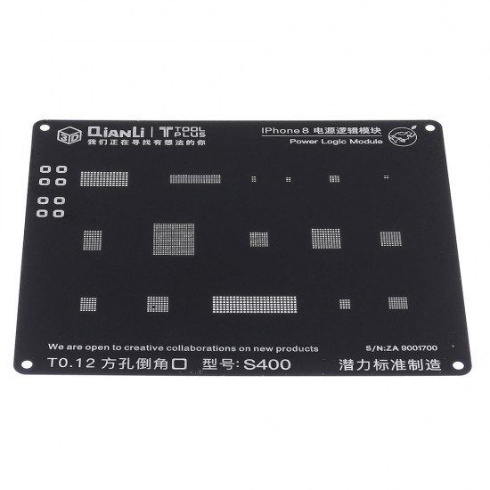 S400 3D BGA Reballing Stencil Power Logic Module BGA Reballing Repair Tool for iOS 5 5S 6 6S 7G 7Plus 8 8P S400 3D BGA Reballing Stencil Power Logic Module BGA Reballing Repair Tool for iOS 5 5S 6 6S 7G 7Plus 8 8P