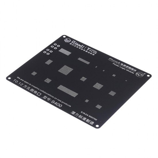 S400 3D BGA Reballing Stencil Power Logic Module BGA Reballing Repair Tool for iOS 5 5S 6 6S 7G 7Plus 8 8P S400 3D BGA Reballing Stencil Power Logic Module BGA Reballing Repair Tool for iOS 5 5S 6 6S 7G 7Plus 8 8P