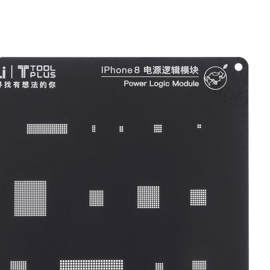S400 3D BGA Reballing Stencil Power Logic Module BGA Reballing Repair Tool for iOS 5 5S 6 6S 7G 7Plus 8 8P