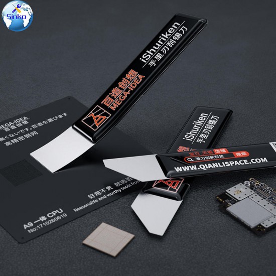 Memory Metal Solder Paste Tin Scrapers Wear-resistant Flat Oblique Mouth for iPhone Plant Tin Net Repair Tools Memory Metal Solder Paste Tin Scrapers Wear-resistant Flat Oblique Mouth for iPhone Plant Tin Net Repair Tools