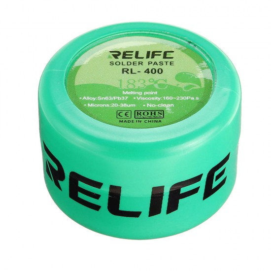 High Quality Solder Paste Flux No-clean Soldering Paste RL-400 401 402 Solder Tin Sn63/Pb67 20-38um Soldering Iron High Quality Solder Paste Flux No-clean Soldering Paste RL-400 401 402 Solder Tin Sn63/Pb67 20-38um Soldering Iron