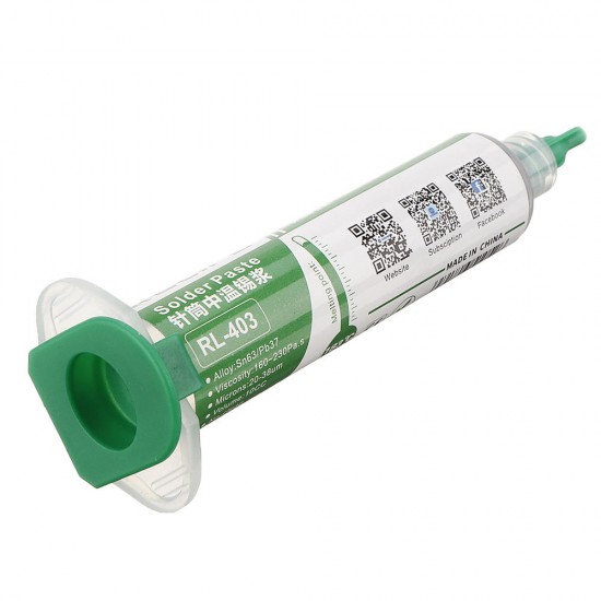 High Quality Solder Paste Flux No-clean Soldering Paste RL-403 Solder Tin Sn63/Pb67 20-38um Soldering Iron