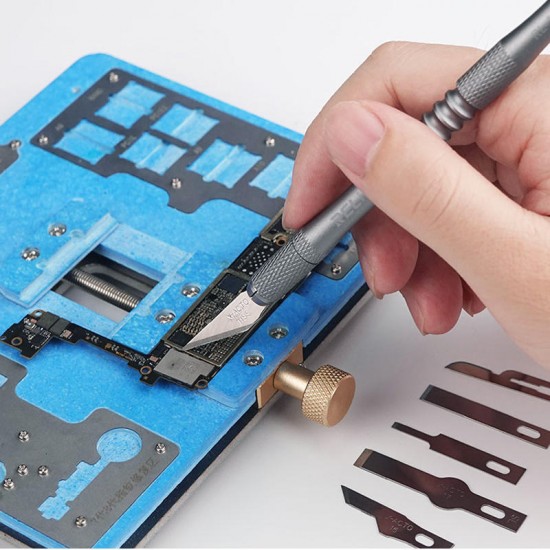 8 in 1 CPU IC Glue Remover Motherboard BGA Chip Glue Cleaning Scraping Pry DIY Scrapbooking Crafts Carving Blade 8 in 1 CPU IC Glue Remover Motherboard BGA Chip Glue Cleaning Scraping Pry DIY Scrapbooking Crafts Carving Blade