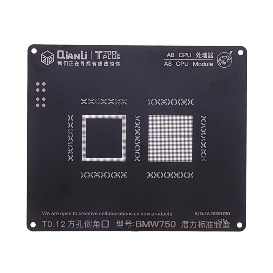 S500 3D BGA Reballing Stencil CPU Logic Module BGA Reballing Repair Tool for iPhone 5 5S 6 6S 7G 7Plus 8 8P S500 3D BGA Reballing Stencil CPU Logic Module BGA Reballing Repair Tool for iPhone 5 5S 6 6S 7G 7Plus 8 8P
