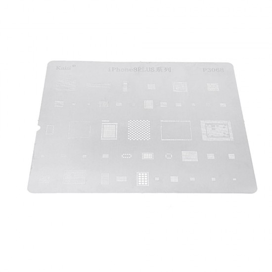 Tin Planting Net BGA Stencil CPU RAM Wifi Nand Flash Baseband Power Amplifier Audio IC Reballing Chip Pin Solder Heat Template for iPhone 6/6P 7/7P 8/8P XS