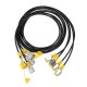 10/25/40/60mpa Hydraulic Pressure Guage Test Kit with 4pcs Oil Gauge Test Hose 10/25/40/60mpa Hydraulic Pressure Guage Test Kit with 4pcs Oil Gauge Test Hose