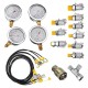 10/25/40/60mpa Hydraulic Pressure Guage Test Kit with 4pcs Oil Gauge Test Hose 10/25/40/60mpa Hydraulic Pressure Guage Test Kit with 4pcs Oil Gauge Test Hose