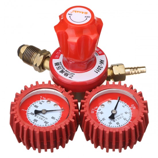 2 Gauge Acetylene Gas Regulator 0-4MPA Single Stage Welding Burning Cutting 5/8