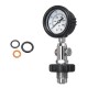 350 BAR Axial Hydraulic Pressure Gauge Test 40MPa 6000PSI Stainless Steel Indicator