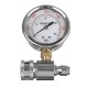 Axial Hydraulic Pressure Gauge Test 40MPa 6000PSI Stainless Steel Indicator