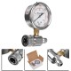 Axial Hydraulic Pressure Gauge Test 40MPa 6000PSI Stainless Steel Indicator