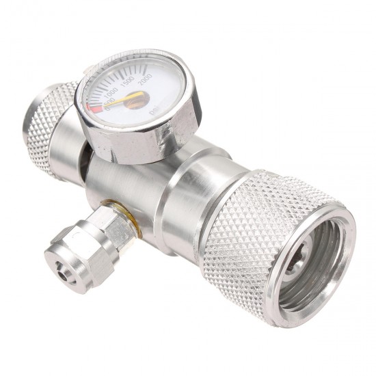 CO2 Moss Plant Fish Aquarium Single Pressure Gauge Regulator Manometer Equipment CO2 Moss Plant Fish Aquarium Single Pressure Gauge Regulator Manometer Equipment
