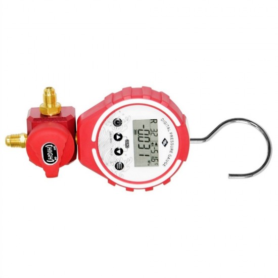 DBF-L-03H Pressure Gauge Refrigeration Digital Manifold Tester Vacuum Pressure Meter HVAC Temperature Tester Freon Pressure Gauge