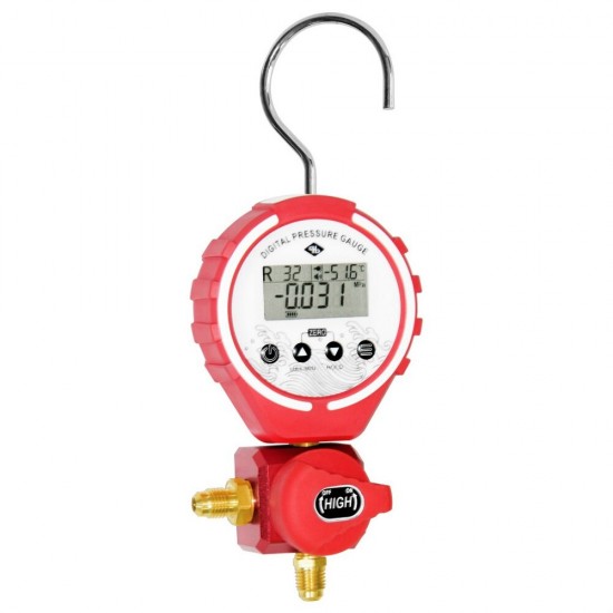 DBF-L-03H Pressure Gauge Refrigeration Digital Manifold Tester Vacuum Pressure Meter HVAC Temperature Tester Freon Pressure Gauge