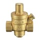 DN20 NPT ½'' Adjustable Brass Water Pressure Regulator Reducer with Gauge Meter
