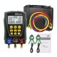 DY517A Refrigeration Digital Manifold Pressure Gauge Set Vacuum Pressure Meter Testing HVAC Temperature Tester DY517A Refrigeration Digital Manifold Pressure Gauge Set Vacuum Pressure Meter Testing HVAC Temperature Tester