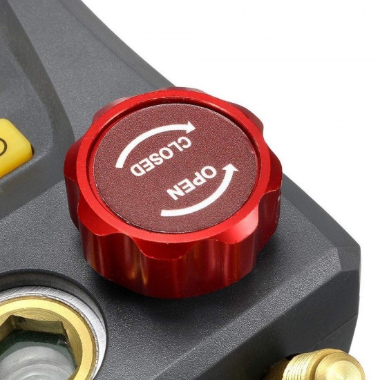 DY517A Refrigeration Digital Manifold Pressure Gauge Set Vacuum Pressure Meter Testing HVAC Temperature Tester DY517A Refrigeration Digital Manifold Pressure Gauge Set Vacuum Pressure Meter Testing HVAC Temperature Tester