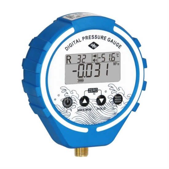 Digital Double Meter Valve Refrigeration Manifold Gauge Refrigerante Pressure Gauge Vacuum High Pressure Gauge